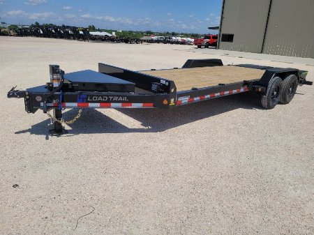 New 2025 Load Trail 20' 14K I Beam Skidster Trailer w/ Toolbox