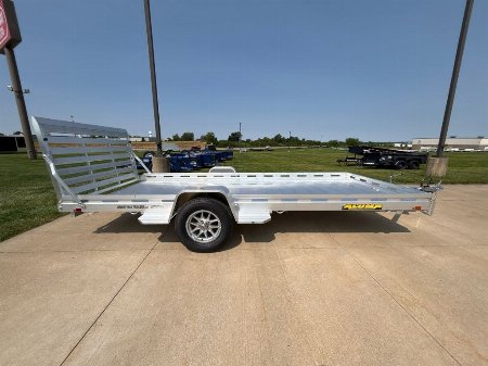 New 2026 Aluma 7815S-EL-TG Utility Trailer
