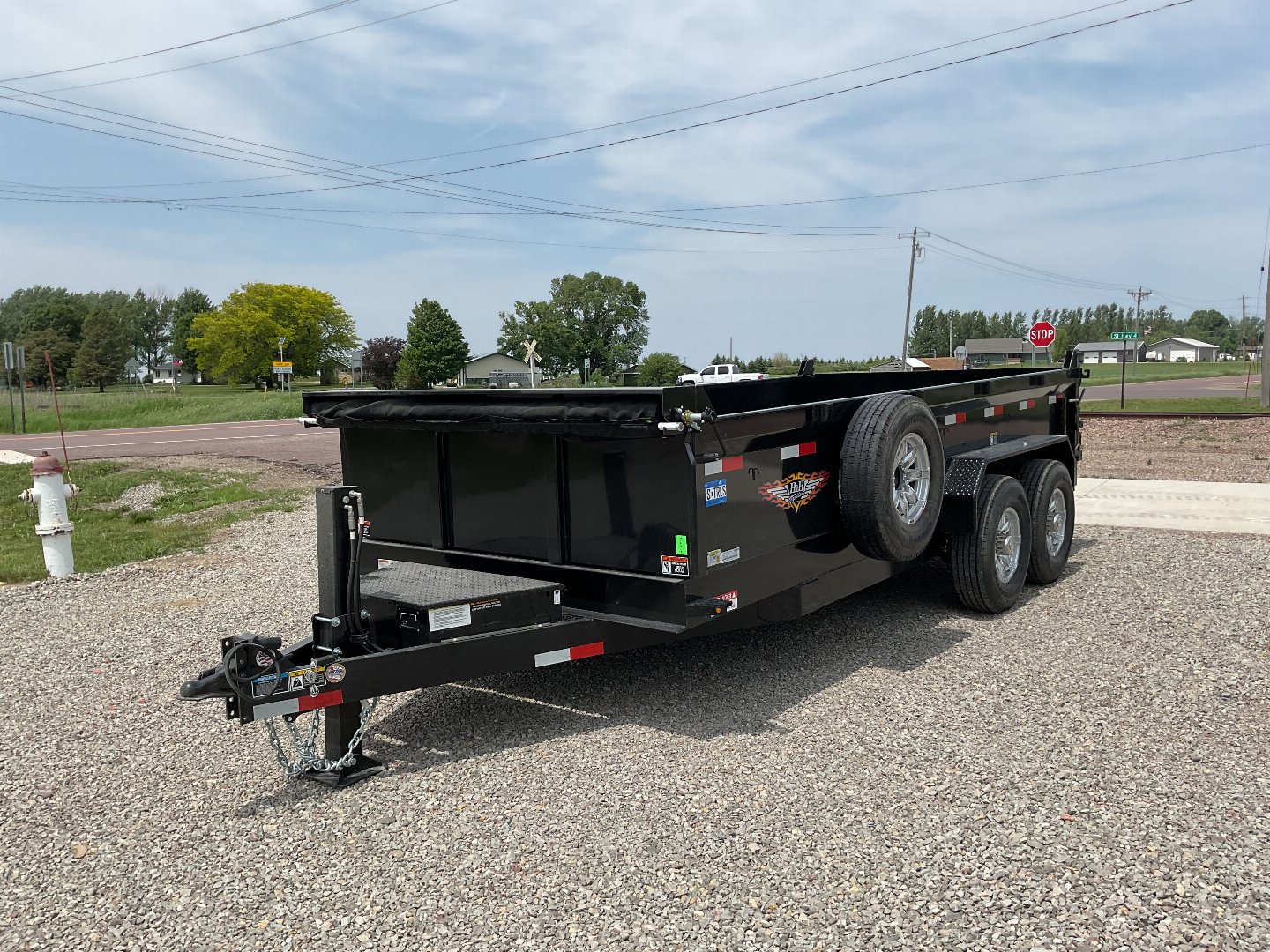 New 2025 H&H Trailers H8316DBW-B-140 Dump Trailer