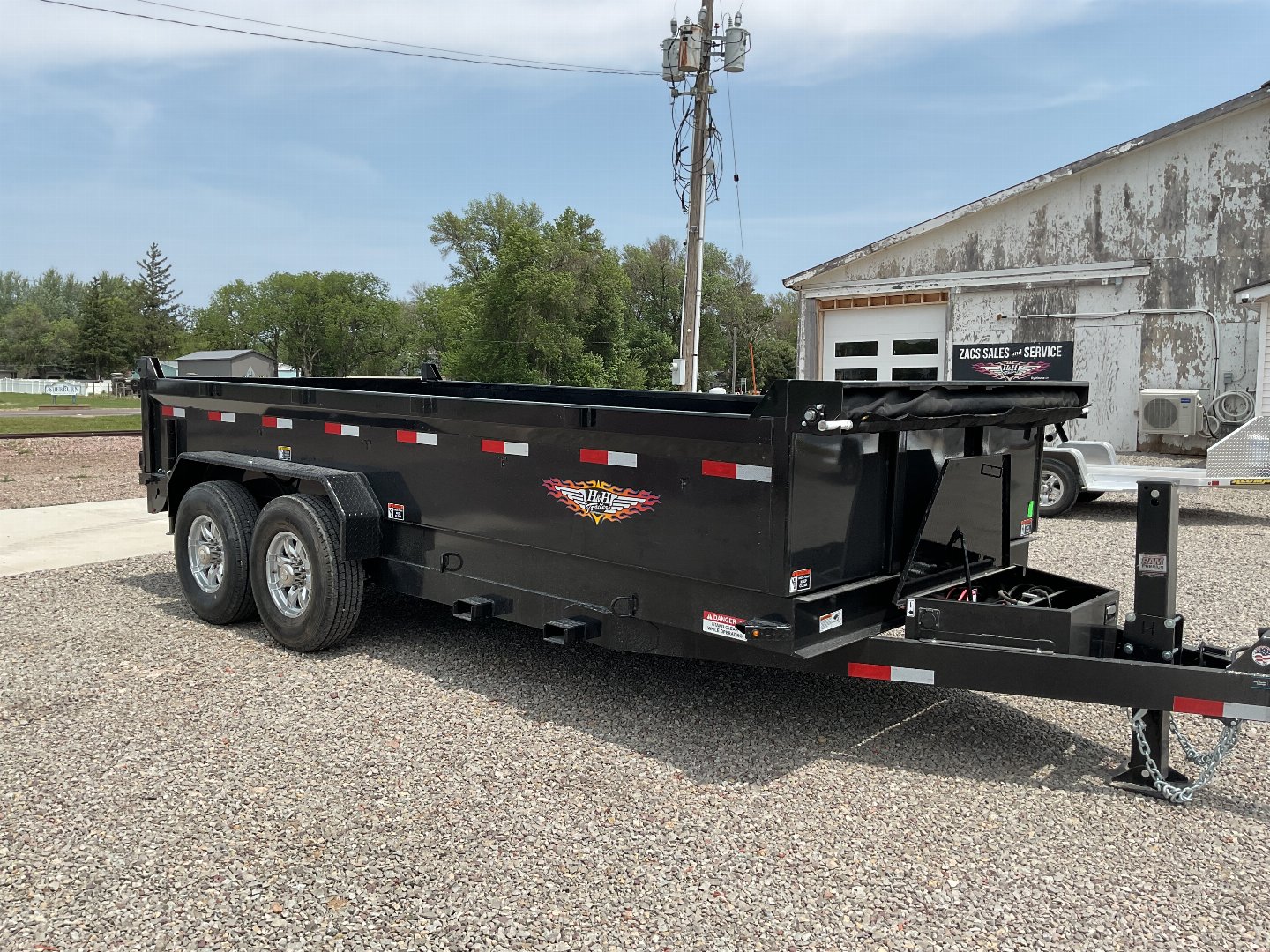 New 2025 H&H Trailers H8316DBW-B-140 Dump Trailer
