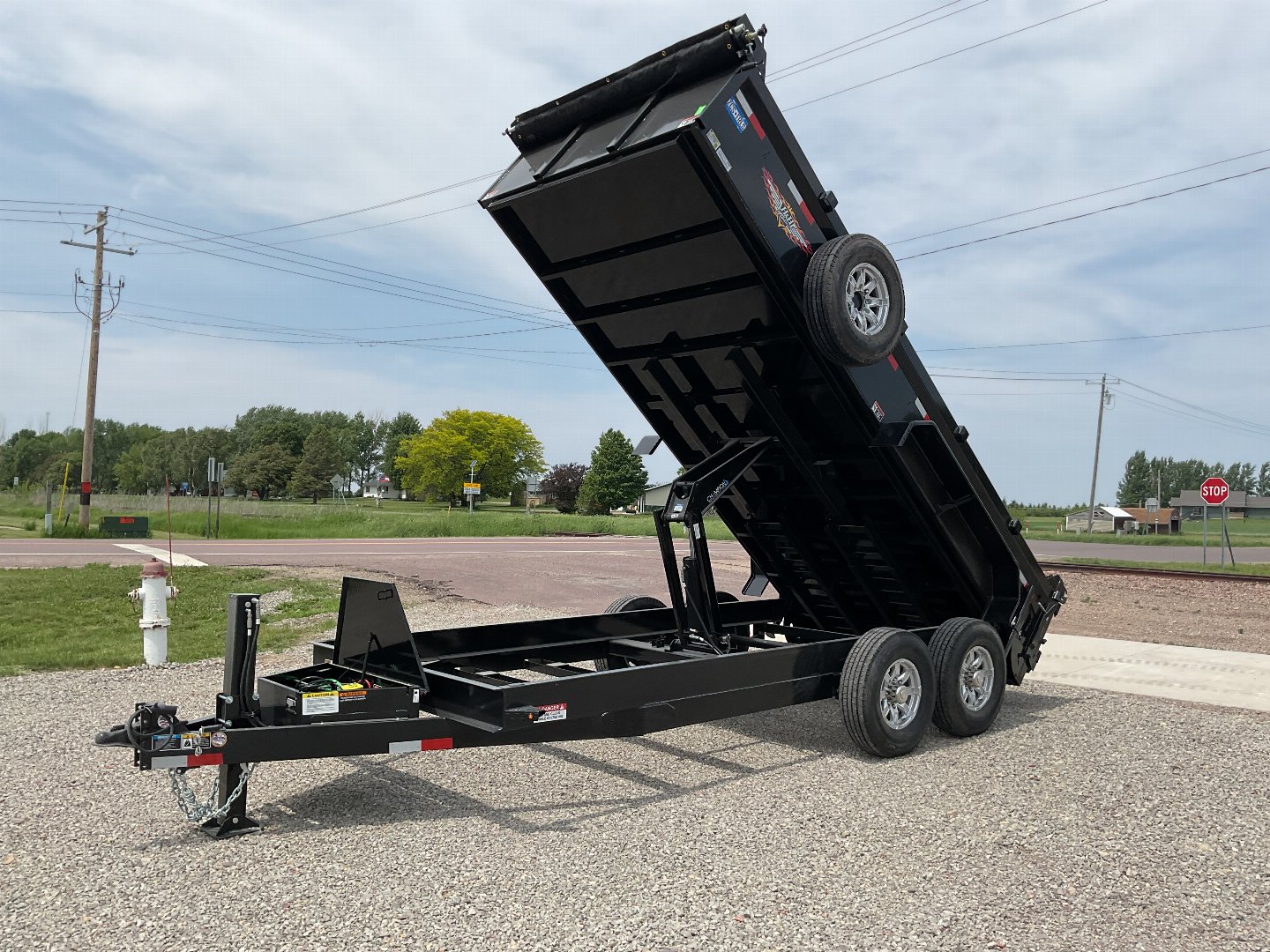 New 2025 H&H Trailers H8316DBW-B-140 Dump Trailer