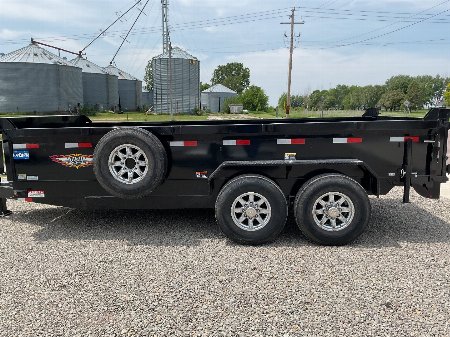 New 2025 H&H Trailers H8316DBW-B-140 Dump Trailer