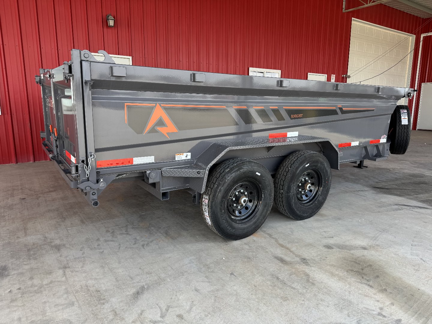 New 2025 RawMaxx GDX KNIGHT - 14' X 83" DUMP TRAILER Dump Trailer