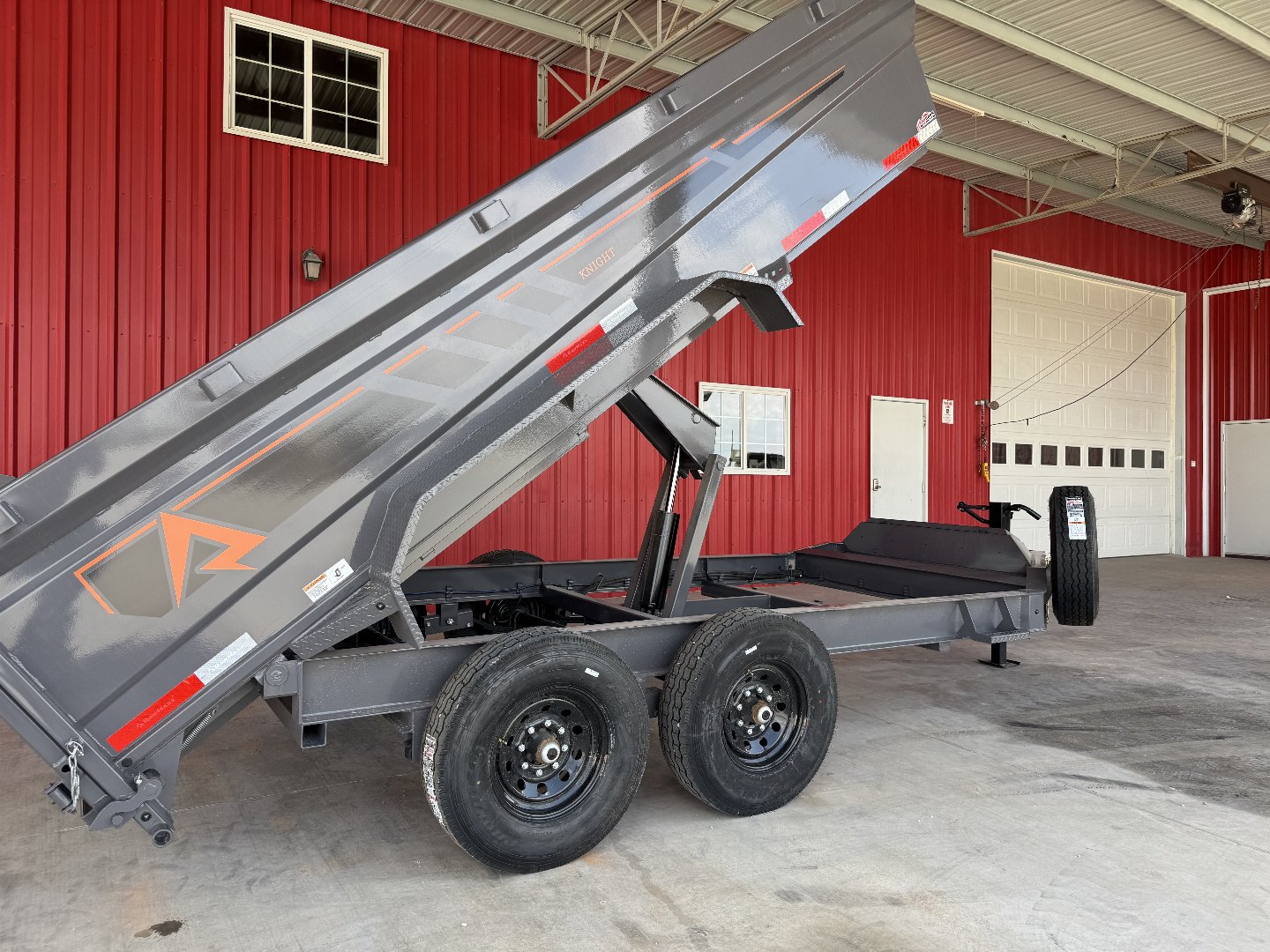 New 2025 RawMaxx GDX KNIGHT - 14' X 83" DUMP TRAILER Dump Trailer