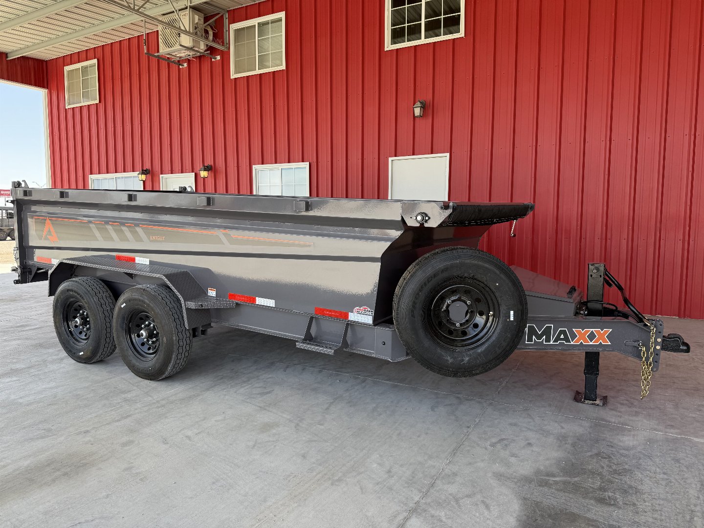 New 2025 RawMaxx GDX KNIGHT - 14' X 83" DUMP TRAILER Dump Trailer