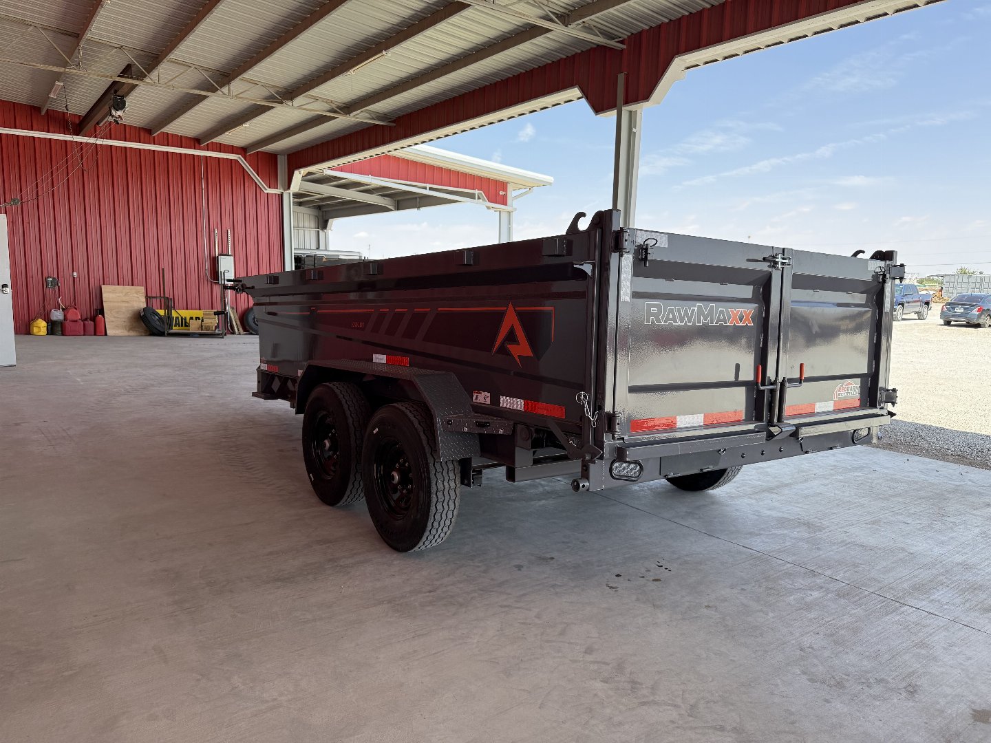 New 2025 RawMaxx GDX KNIGHT - 14' X 83" DUMP TRAILER Dump Trailer