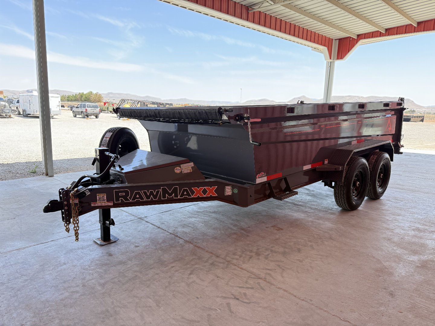 New 2025 RawMaxx GDX KNIGHT - 14' X 83" DUMP TRAILER Dump Trailer