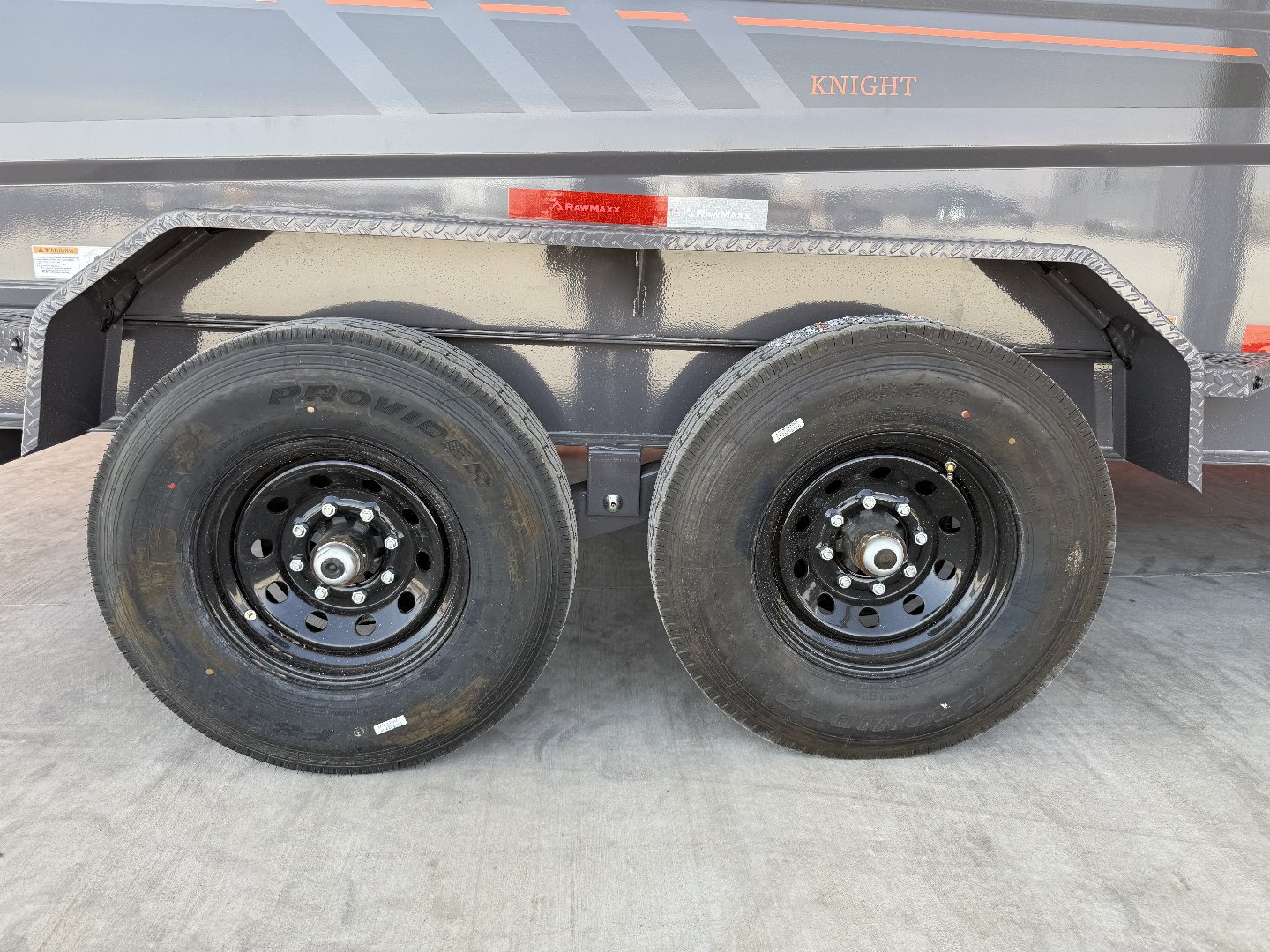 New 2025 RawMaxx GDX KNIGHT - 14' X 83" DUMP TRAILER Dump Trailer
