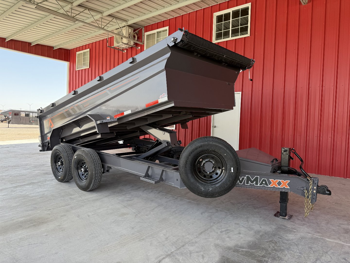 New 2025 RawMaxx GDX KNIGHT - 14' X 83" DUMP TRAILER Dump Trailer