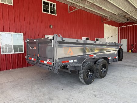 New 2025 RawMaxx GDX KNIGHT - 14' X 83" DUMP TRAILER Dump Trailer