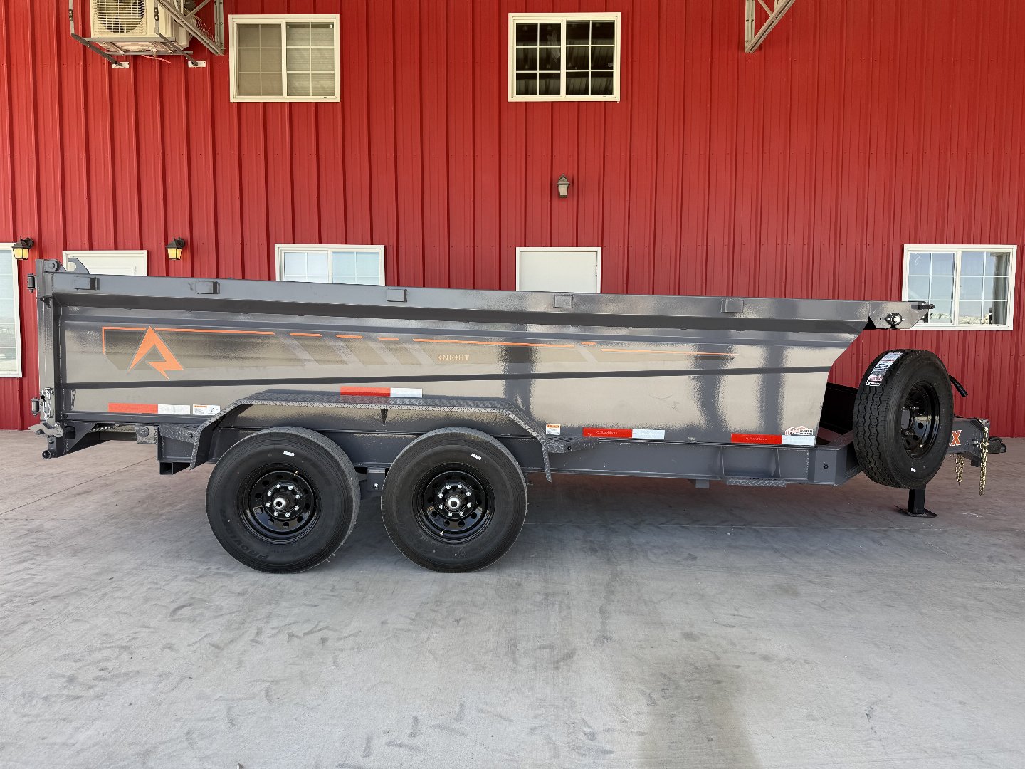 New 2025 RawMaxx GDX KNIGHT - 14' X 83" DUMP TRAILER Dump Trailer