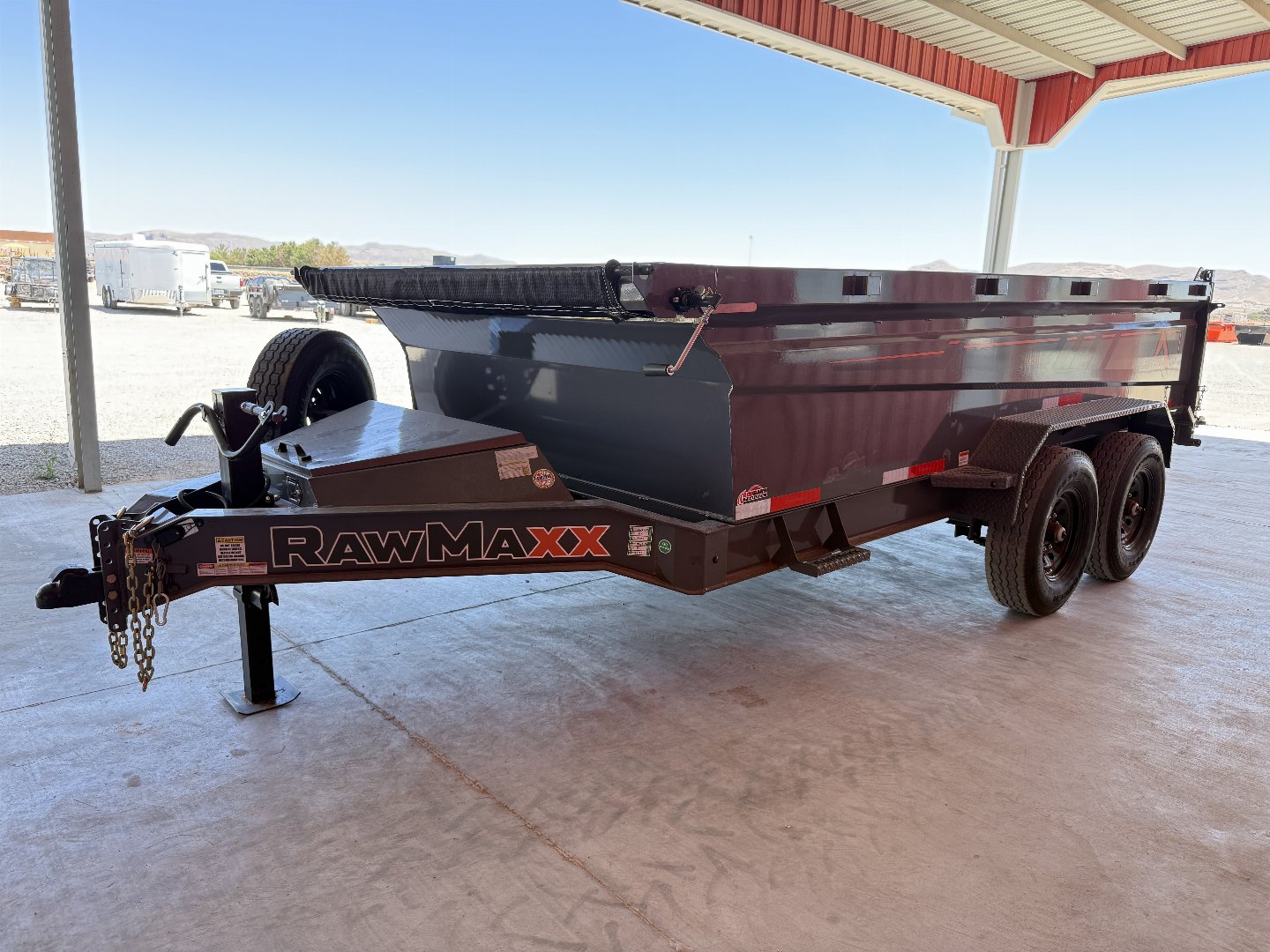 New 2025 RawMaxx GDX KNIGHT - 14' X 83" DUMP TRAILER Dump Trailer