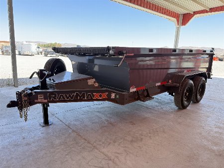 New 2025 RawMaxx GDX KNIGHT - 14' X 83" DUMP TRAILER Dump Trailer