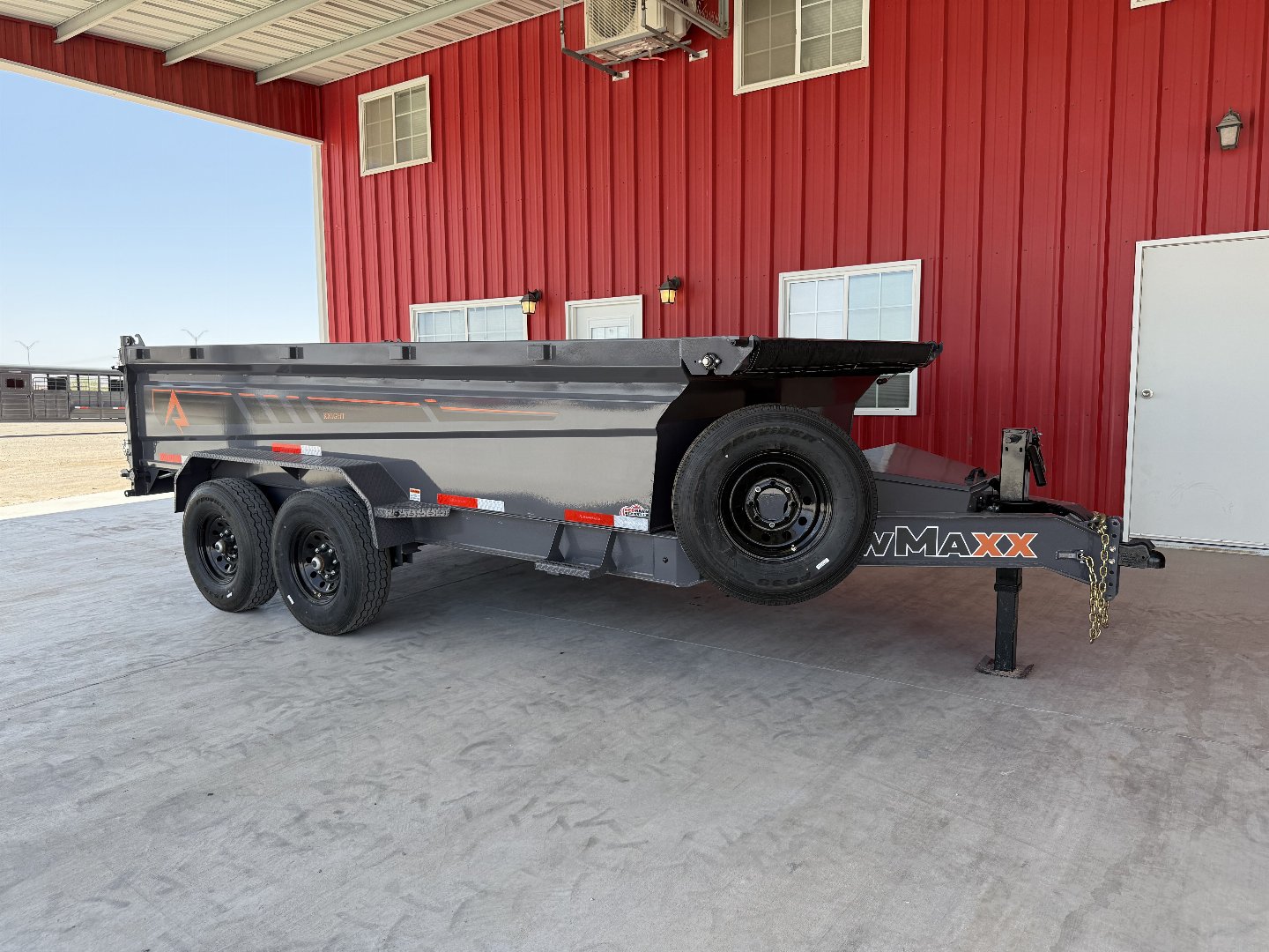 New 2025 RawMaxx GDX KNIGHT - 14' X 83" DUMP TRAILER Dump Trailer