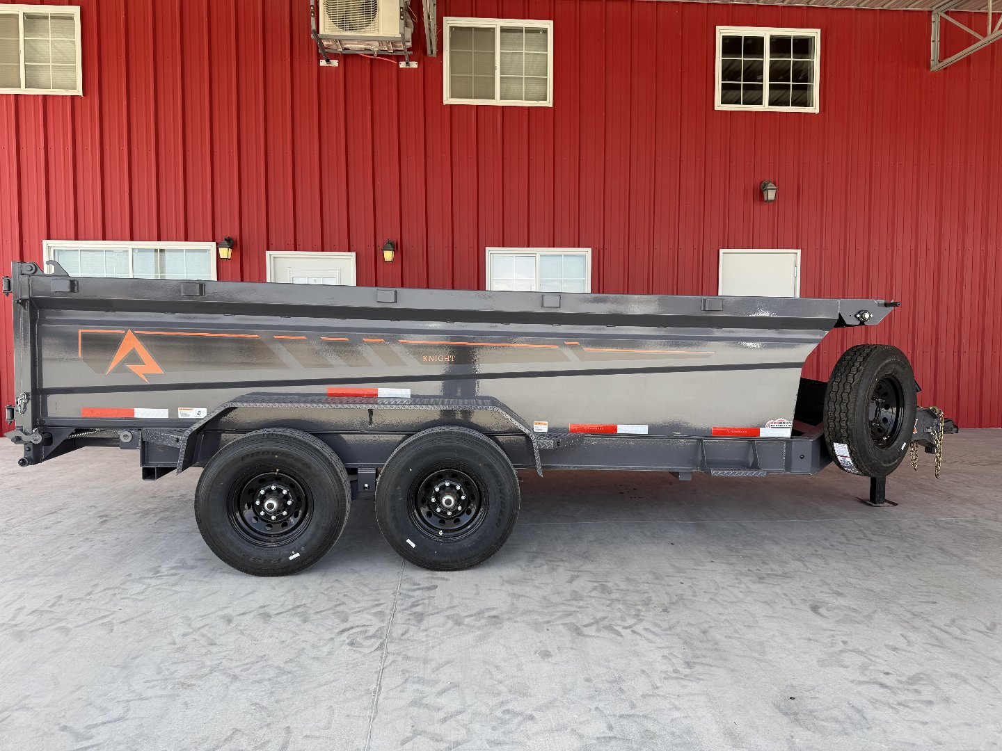 New 2025 RawMaxx GDX KNIGHT - 14' X 83" DUMP TRAILER Dump Trailer