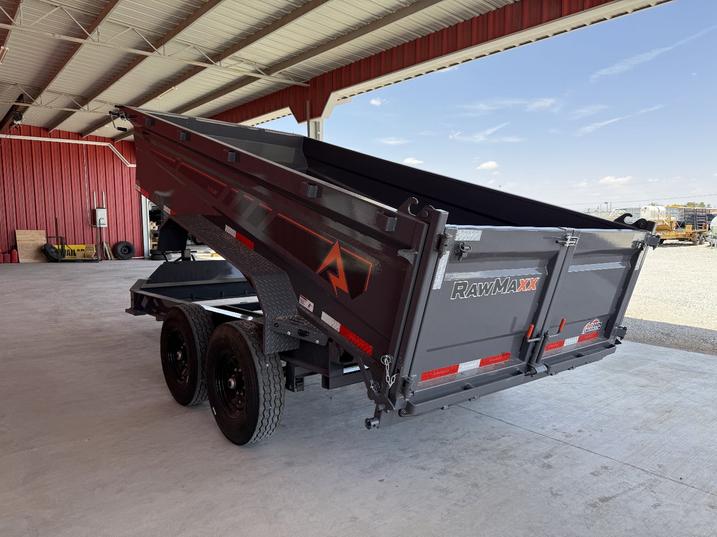 New 2025 RawMaxx GDX KNIGHT - 14' X 83" DUMP TRAILER Dump Trailer