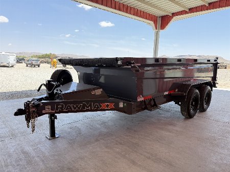 New 2025 RawMaxx GDX KNIGHT - 14' X 83" DUMP TRAILER Dump Trailer