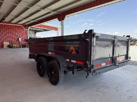 New 2025 RawMaxx GDX KNIGHT - 14' X 83" DUMP TRAILER Dump Trailer