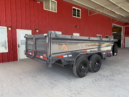 New 2025 RawMaxx GDX KNIGHT - 14' X 83" DUMP TRAILER Dump Trailer