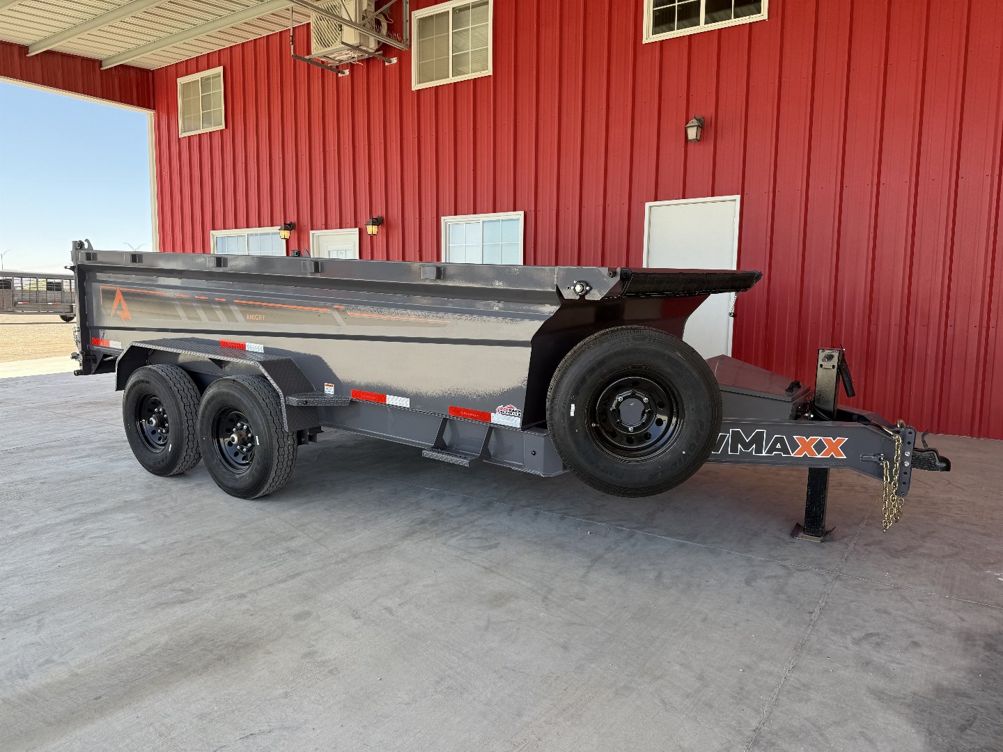 New 2025 RawMaxx GDX KNIGHT - 14' X 83" DUMP TRAILER Dump Trailer