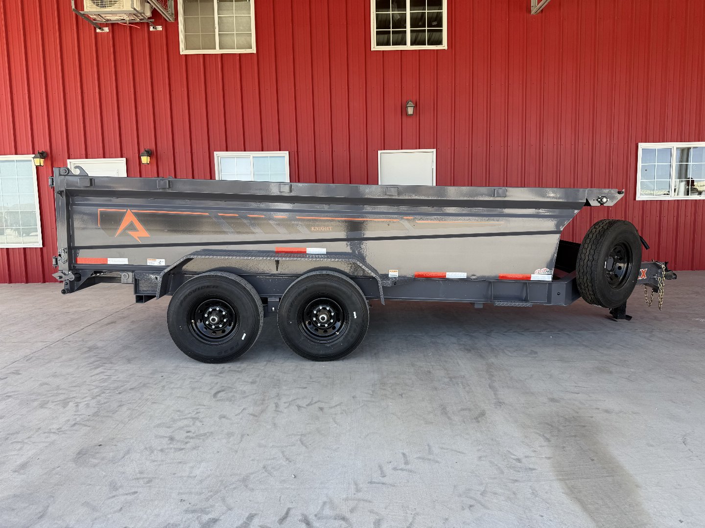 New 2025 RawMaxx GDX KNIGHT - 14' X 83" DUMP TRAILER Dump Trailer