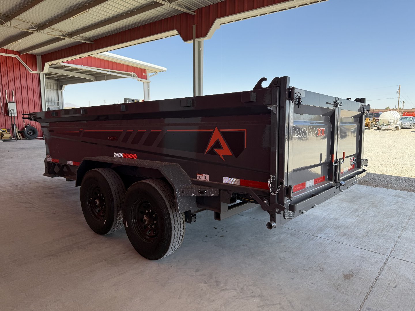 New 2025 RawMaxx GDX KNIGHT - 14' X 83" DUMP TRAILER Dump Trailer