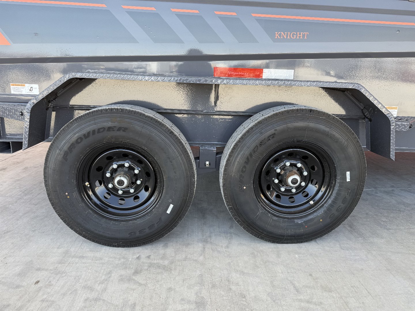 New 2025 RawMaxx GDX KNIGHT - 14' X 83" DUMP TRAILER Dump Trailer