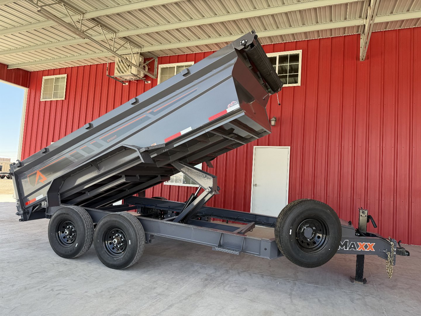 New 2025 RawMaxx GDX KNIGHT - 14' X 83" DUMP TRAILER Dump Trailer