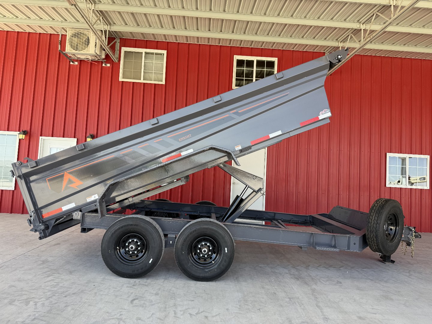 New 2025 RawMaxx GDX KNIGHT - 14' X 83" DUMP TRAILER Dump Trailer