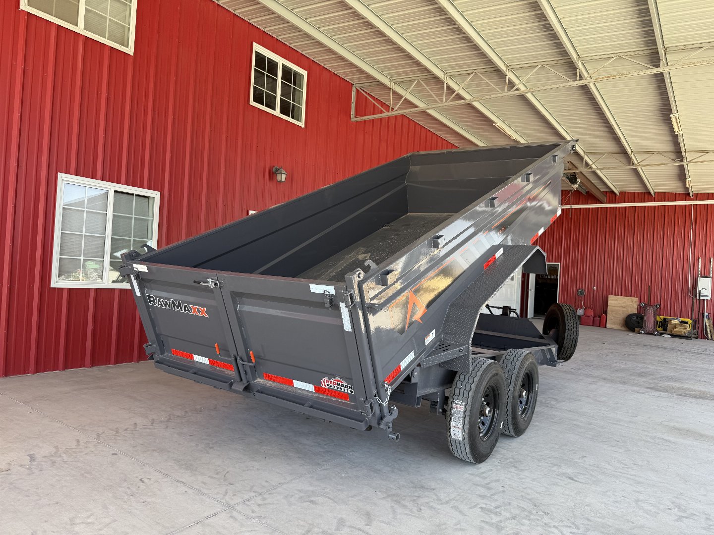 New 2025 RawMaxx GDX KNIGHT - 14' X 83" DUMP TRAILER Dump Trailer
