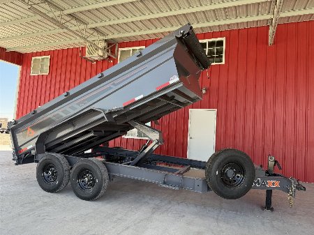 New 2025 RawMaxx GDX KNIGHT - 14' X 83" DUMP TRAILER Dump Trailer