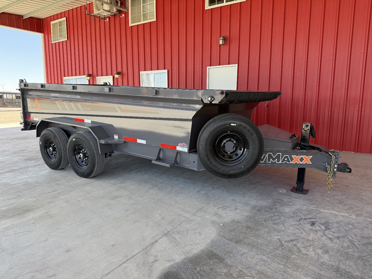 New 2025 RawMaxx GDX KNIGHT - 14' X 83" DUMP TRAILER Dump Trailer