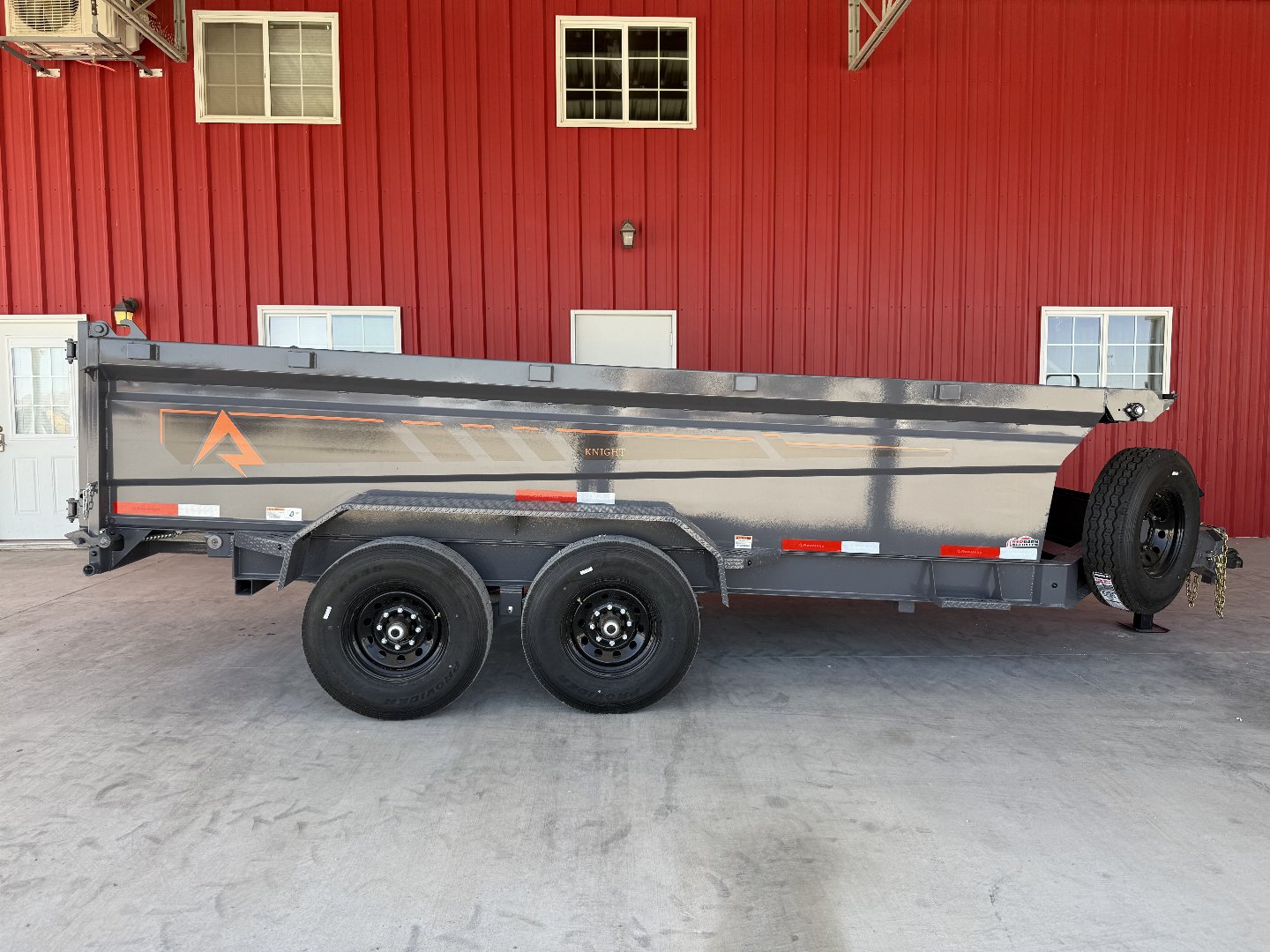 New 2025 RawMaxx GDX KNIGHT - 14' X 83" DUMP TRAILER Dump Trailer