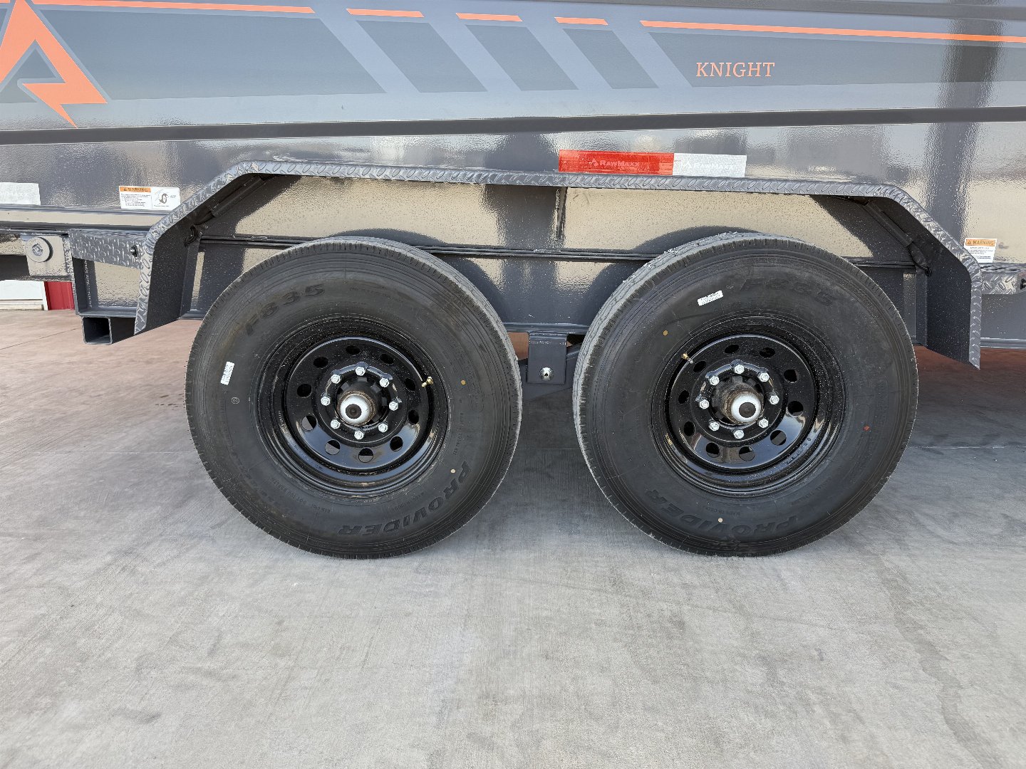 New 2025 RawMaxx GDX KNIGHT - 14' X 83" DUMP TRAILER Dump Trailer