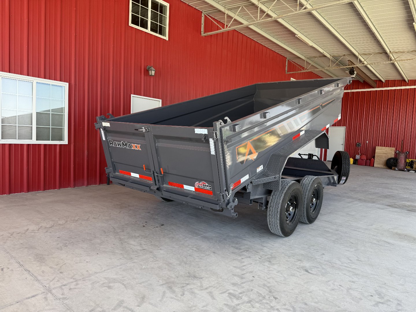 New 2025 RawMaxx GDX KNIGHT - 14' X 83" DUMP TRAILER Dump Trailer