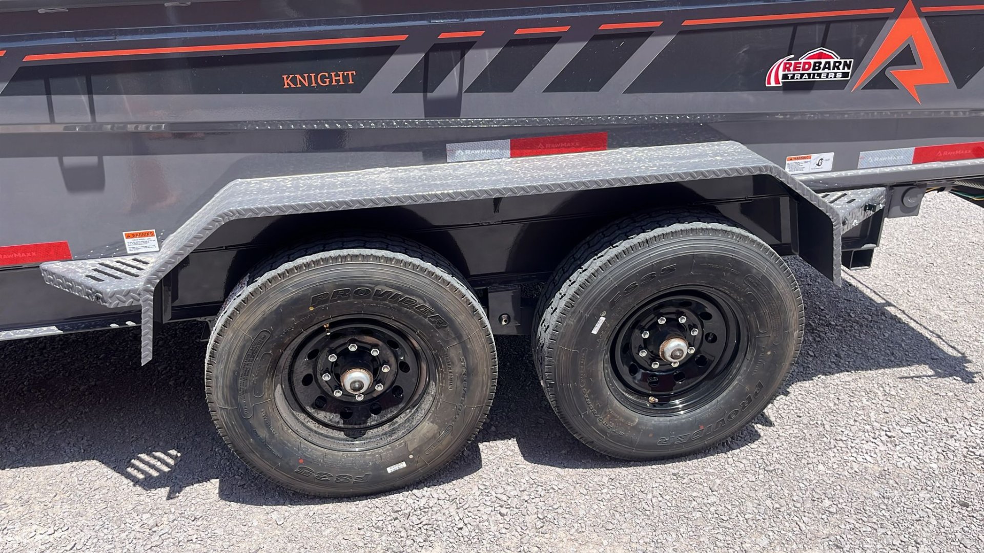 New 2025 RawMaxx GDX KNIGHT - 14' X 83" DUMP TRAILER Dump Trailer
