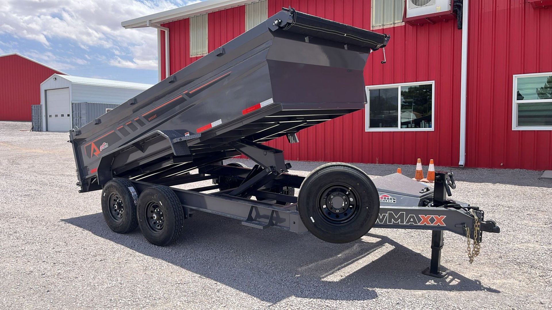 New 2025 RawMaxx GDX KNIGHT - 14' X 83" DUMP TRAILER Dump Trailer