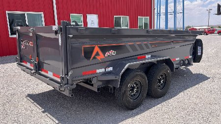 New 2025 RawMaxx GDX KNIGHT - 14' X 83" DUMP TRAILER Dump Trailer
