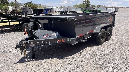 New 2025 RawMaxx GDX KNIGHT - 14' X 83" DUMP TRAILER Dump Trailer