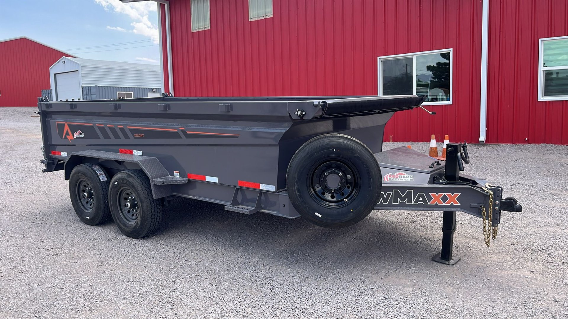 New 2025 RawMaxx GDX KNIGHT - 14' X 83" DUMP TRAILER Dump Trailer