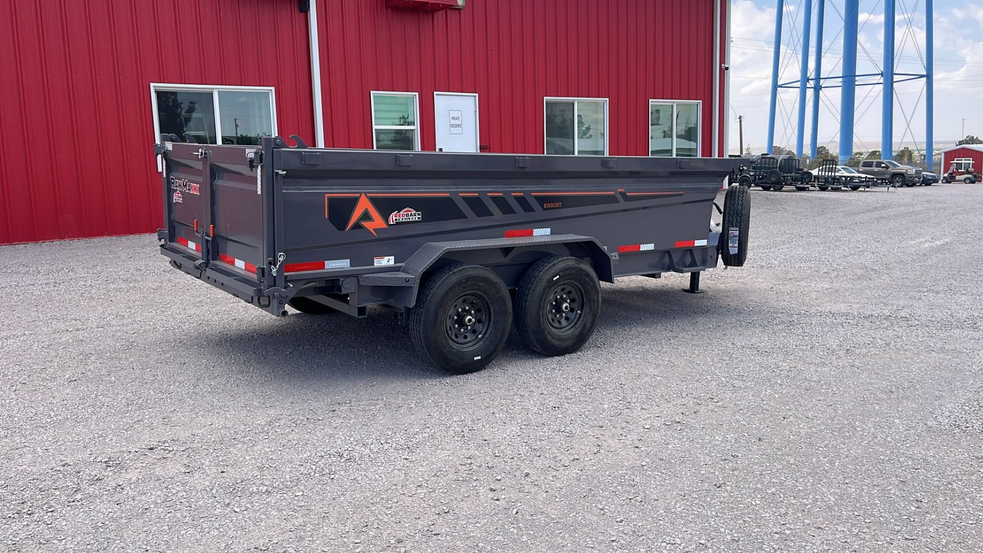 New 2025 RawMaxx GDX KNIGHT - 14' X 83" DUMP TRAILER Dump Trailer