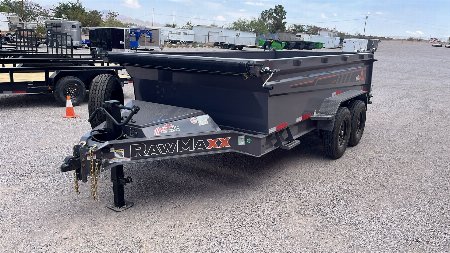 New 2025 RawMaxx GDX KNIGHT - 14' X 83" DUMP TRAILER Dump Trailer