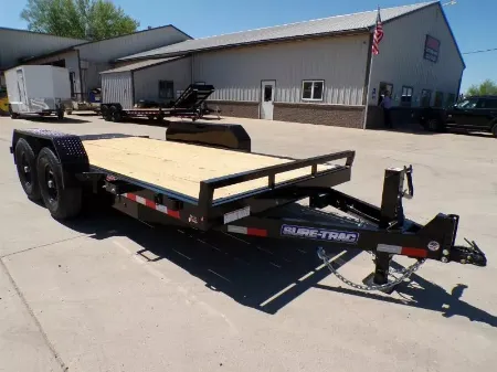 New 2025 SURE-TRAC 7X16 14K Equipment Tilt Trailer - 340