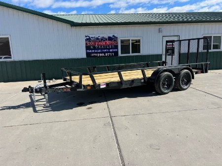 New 2025 RawMaxx UTX 83''x16' Utility Utility Trailer