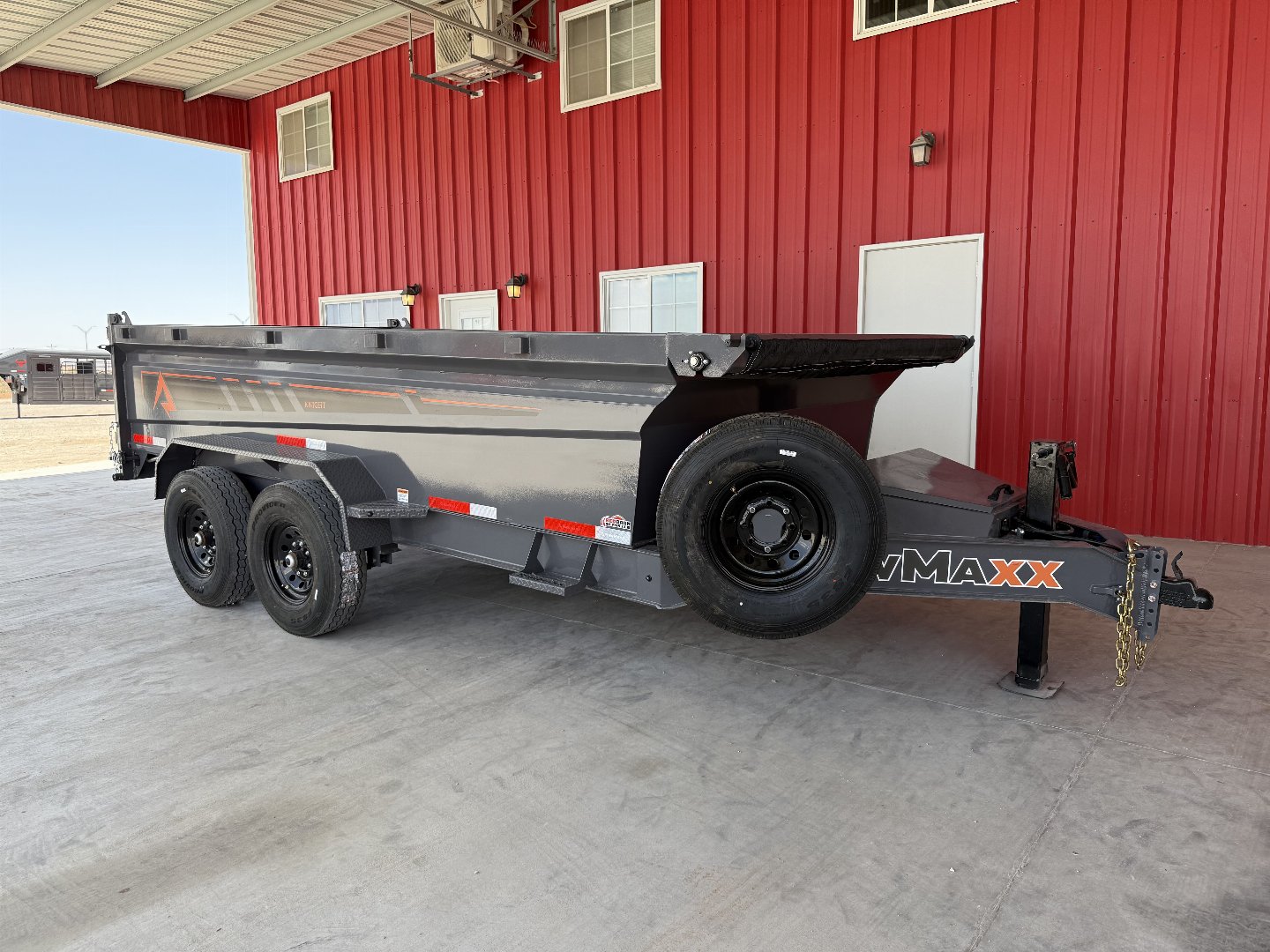 New 2025 RawMaxx GDX KNIGHT - 14' X 83" DUMP TRAILER Dump Trailer