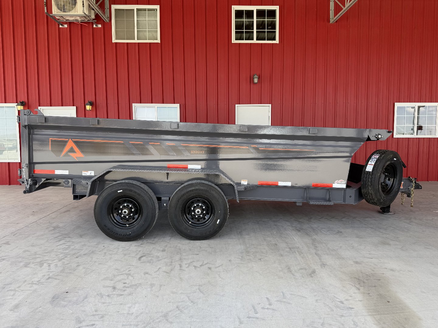 New 2025 RawMaxx GDX KNIGHT - 14' X 83" DUMP TRAILER Dump Trailer