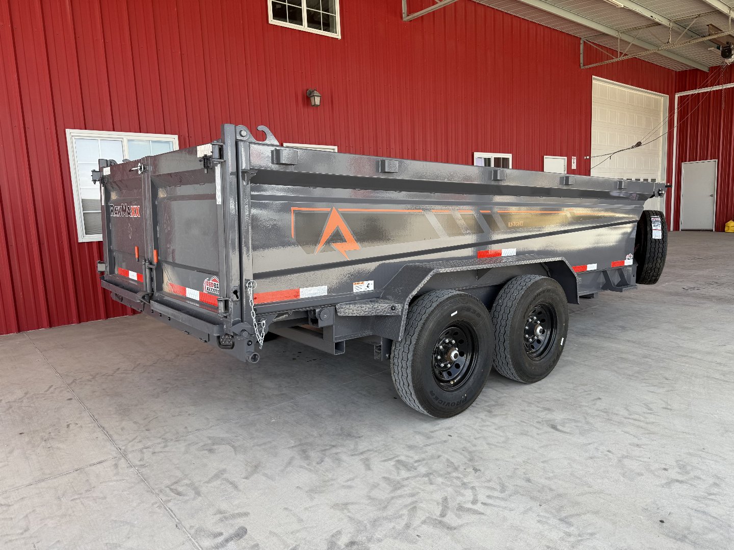 New 2025 RawMaxx GDX KNIGHT - 14' X 83" DUMP TRAILER Dump Trailer