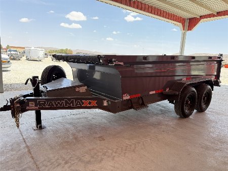 New 2025 RawMaxx GDX KNIGHT - 14' X 83" DUMP TRAILER Dump Trailer