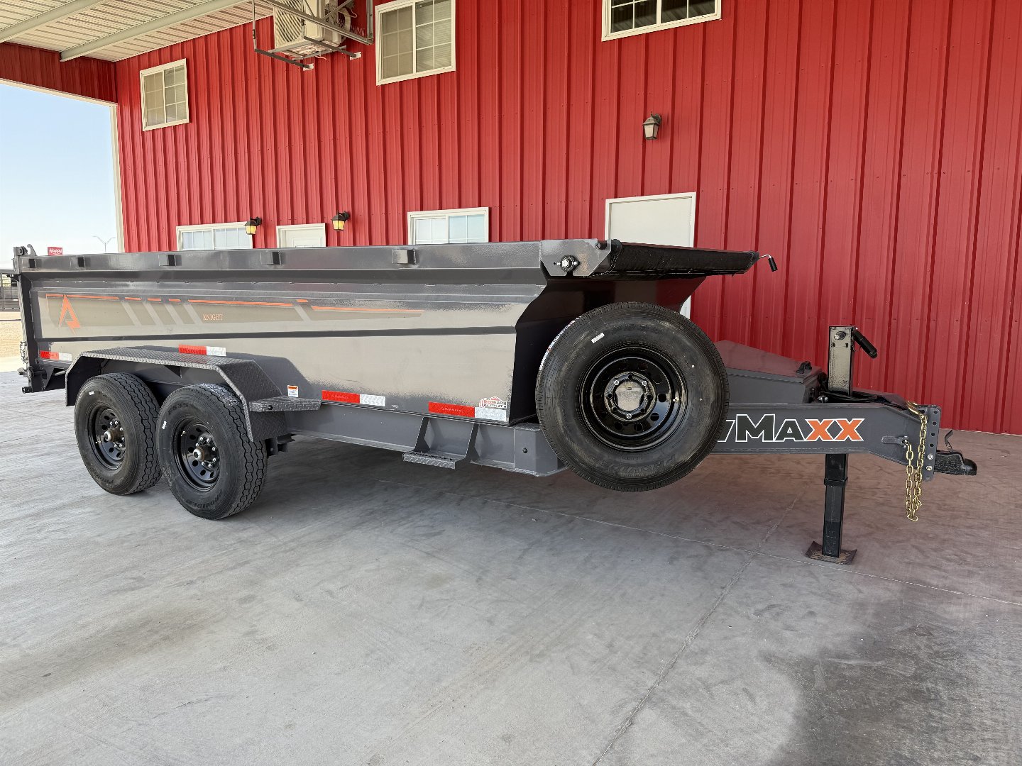 New 2025 RawMaxx GDX KNIGHT - 14' X 83" DUMP TRAILER Dump Trailer