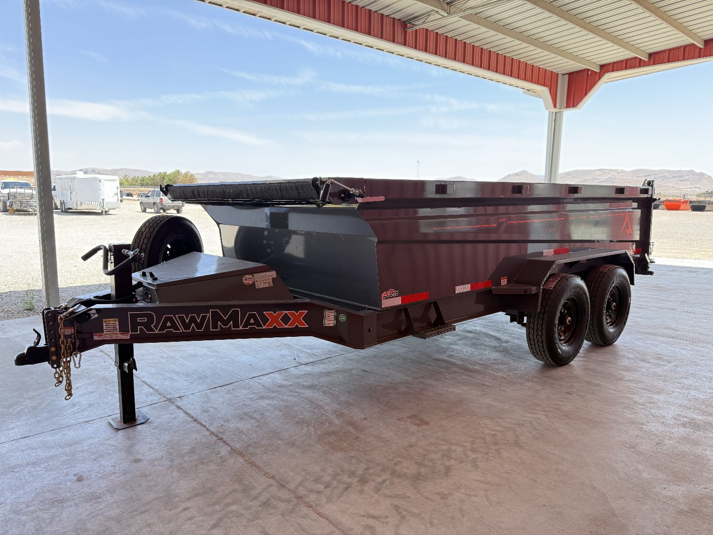 New 2025 RawMaxx GDX KNIGHT - 14' X 83" DUMP TRAILER Dump Trailer